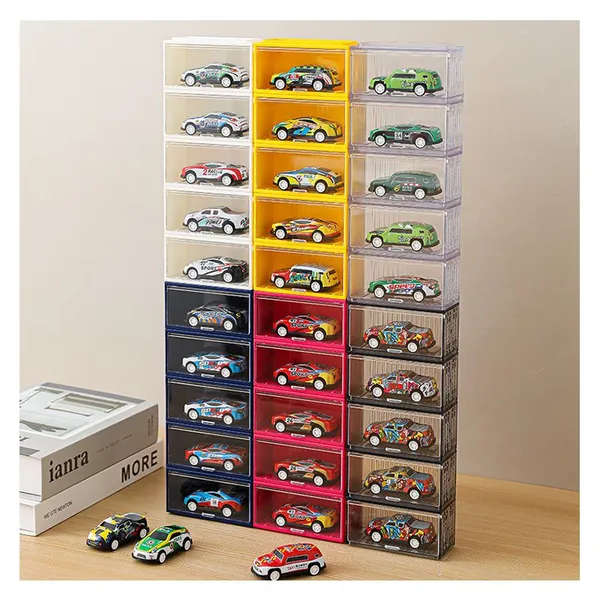 1/64 Container Display Case Box of Mini Bricks Toys Plastic Model Collection Building Blocks Sets Gifts for Children photo-3