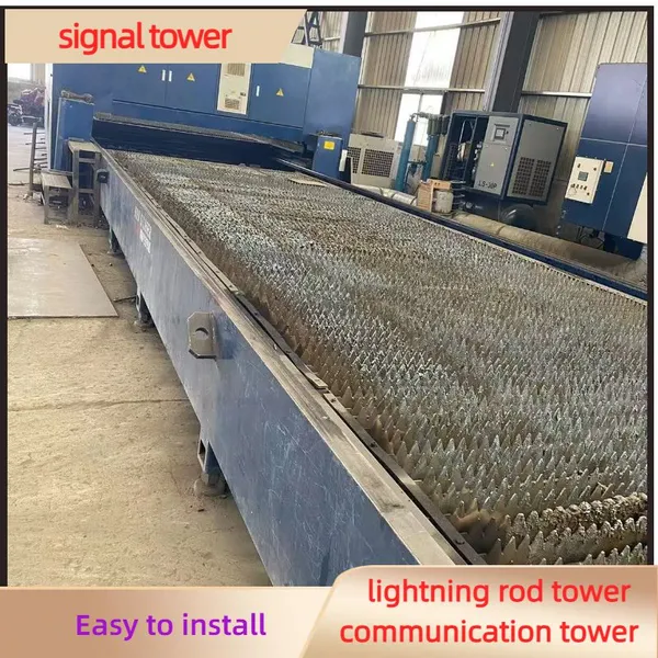 Steel Structure, Angle Steel Lightning Tower, Compression and Impact Resistance, Customizable, Lightning Receiving Tower