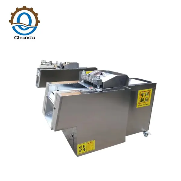 QDMECH Commercial Stainless Steel Bone Cube Cutter Meat Cube Cutter Meat Cube Cutting Machine for Chicken Duck Bone photo-2