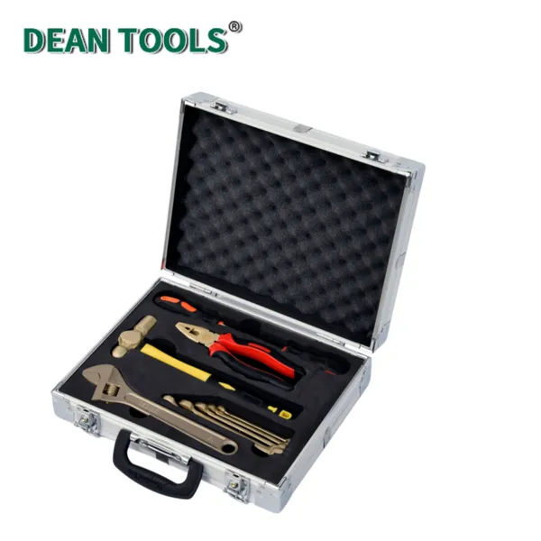 Non-Sparking Tools Set 10pcs,Hazardous-Area Suitable,Professional Safety Kit