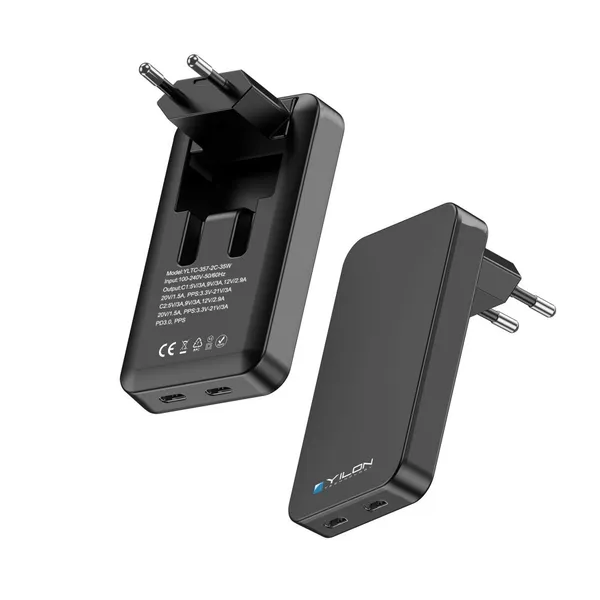 2026 New Tending PD 35W Slim Card-thin Folding Pins Charger&adapter for Mobile Tablet