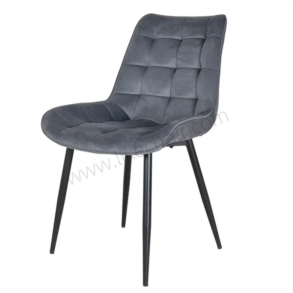 Manufacturer Supply Fabric Dining Room Kitchen Chair Comfortable Custom Upholstered Restaurant Velvet Dining Chair photo-3