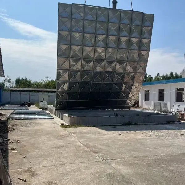 Depósito de agua de panel de acero esmaltado atornillado de porcelana profesional para sistema de calefacción
