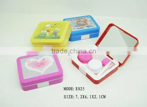 Hot Selling Contact Lens Cleaning Case, Contact Lens Cleaning Case,3d Cute Contact Lens Case