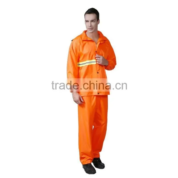 3m Wide Luminous Reflective Workwear Raincoat photo-2