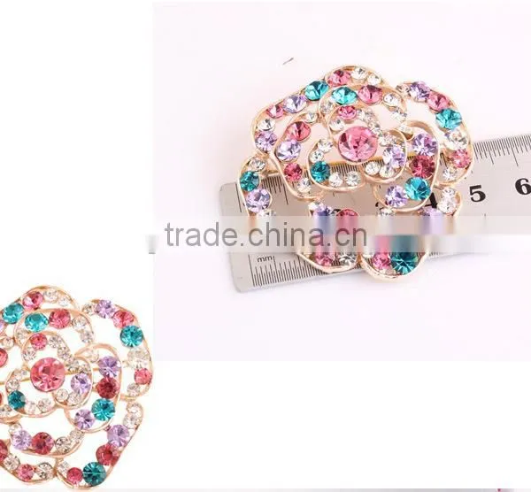 Corsage Wholesale Noble Scarf Buckle Crystal Brooch photo-3