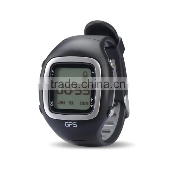 2016 Hot GPS Smart Watch Golf Navigation Watch With 30,000 World Courses, Black/Red photo-2