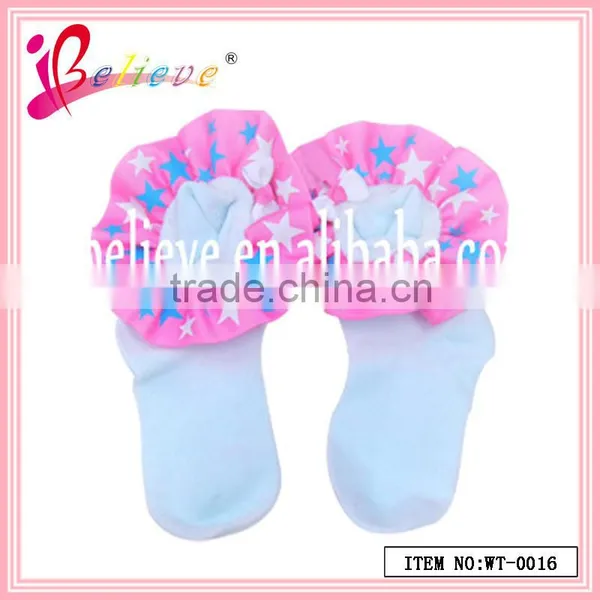Cute Baby Girls Products Wholesale Ribbon Decoration Fancy Baby Socks Gift (WT-0013) photo-4
