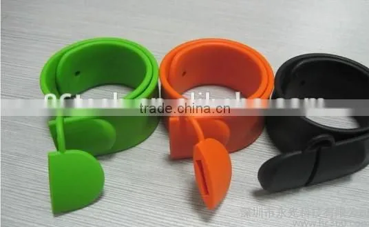Fashion Colorful Silicone Bracelet Usb Pen Drive/usb Flash Drive/usb Memory Stick For Promotion Quality Choice photo-2