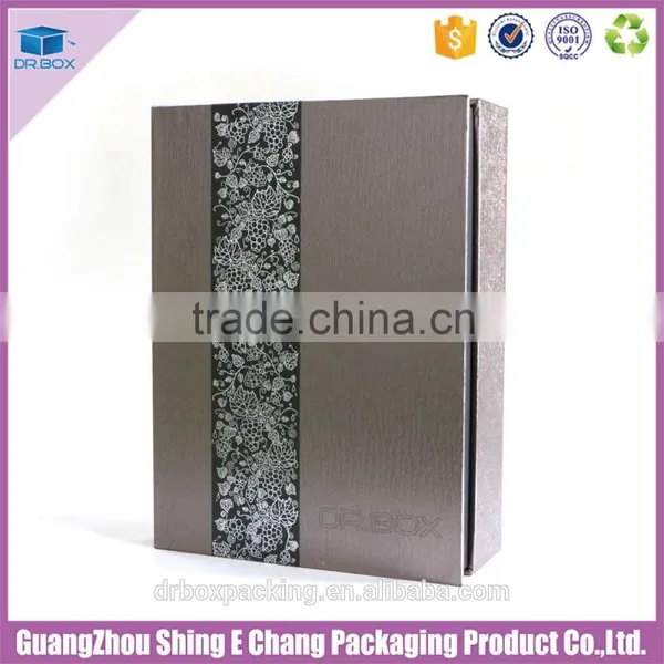 China Wholesale Artwork Wine Bottle Carton Box Logo Customized photo-2
