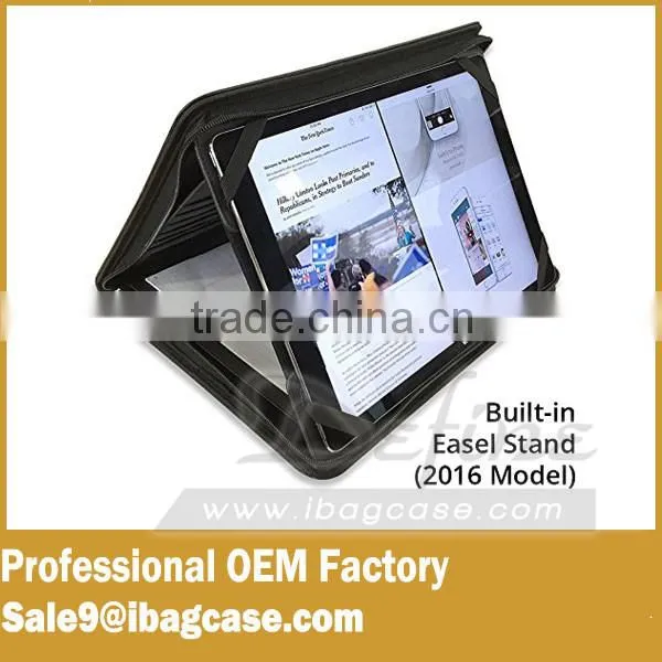 Wholesale Black Pu Leather Folder / A4 Portfolio Case Folder / Leather Portfolio Folder