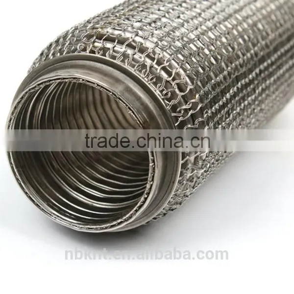 3" Flexible Exhaust Pipe Type With Woven Innerliner or With Double Braids photo-2