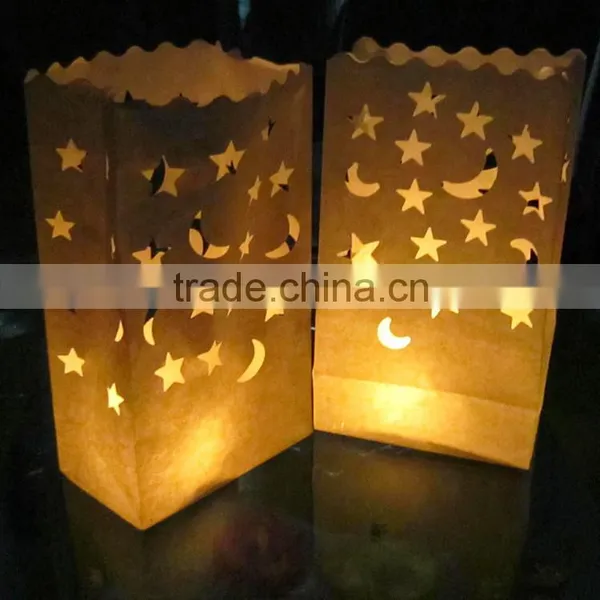 Tea Light Holder Luminaria Paper Lantern Candle Bag For Christmas Party Wedding Decoration Products photo-2