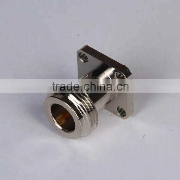 Crimp Terminal RF N Connector for Flange, High Frequency With 50 Ohms photo-3