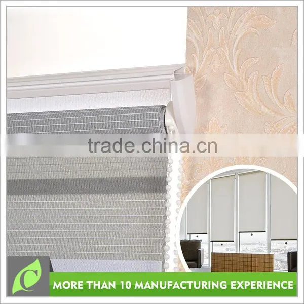 China Water Proof Day Night Cheap Price Transparent Curtain Blinds, Zebra Blinds photo-3