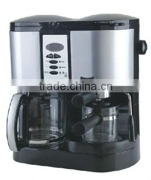 CE ROHS AND LFGB 3 IN 1 ESPRESSO CAPPUCCINO DRIP COFFEE MACHINE MAKER photo-2