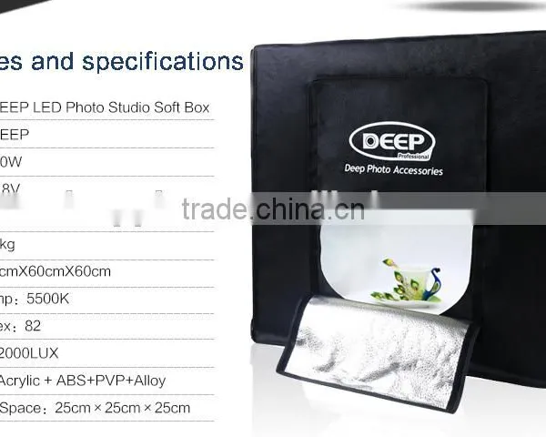 60cm*60cm LED Video Light Box Studio Video Lighting Boxfor Photography With Dimmer Switch