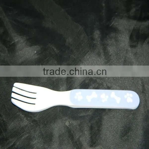 Melamine dinner fork for children