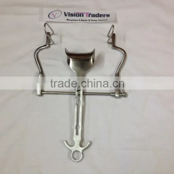 Balfour Abdominal Retractor Set Stainless Steel CE ,ISO Standard , 18cm Spread With Center Blade All Sizes of Blades Available photo-2