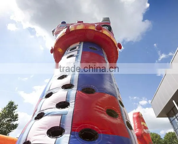 Hot Sale Inflatable Rock Climbing Wall Climbing Tower Fire Truck Inflatable Climbing Wall Supplier's Choice photo-4