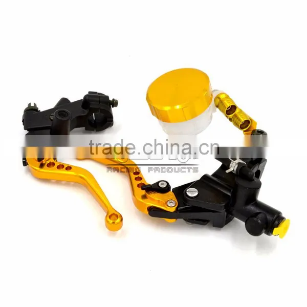 BJ-LS-006 CNC Billet Brake Clutch Master Cylinder Reservoir Lever Universal photo-2