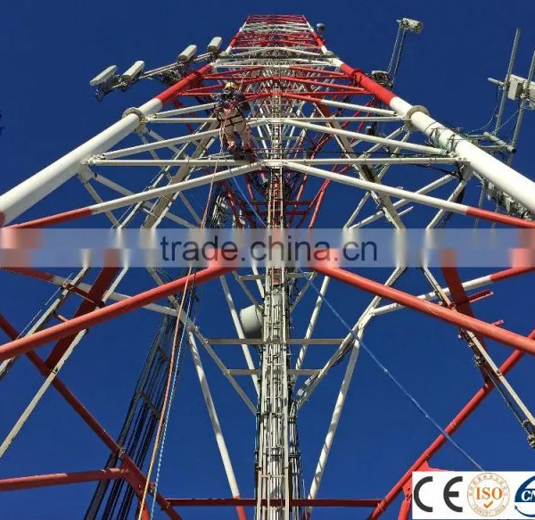 Self Support Steel Flanges Telecommunication Tower photo-2