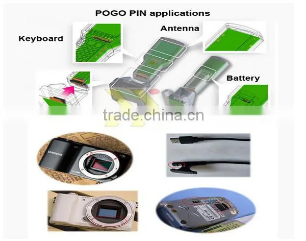 Custome Pogo Pin Don't Worry the Order~gold Plated Machine Rolling Pin photo-2