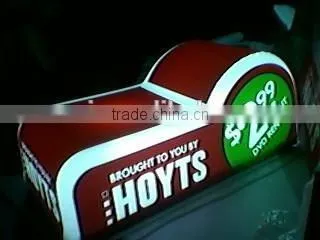 3D Vacuum Forming Red PMMA Lightbox photo-3