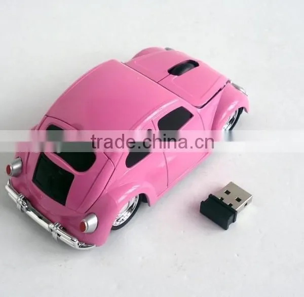 Cute Computer Car Shape Wireless Gift Mouse With Usb Nano Receiver photo-4