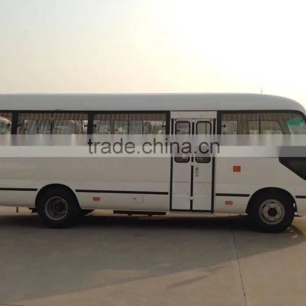 6m 20 Seater Coaster Mini Bus With Cummins Engine for Hot Sale photo-3