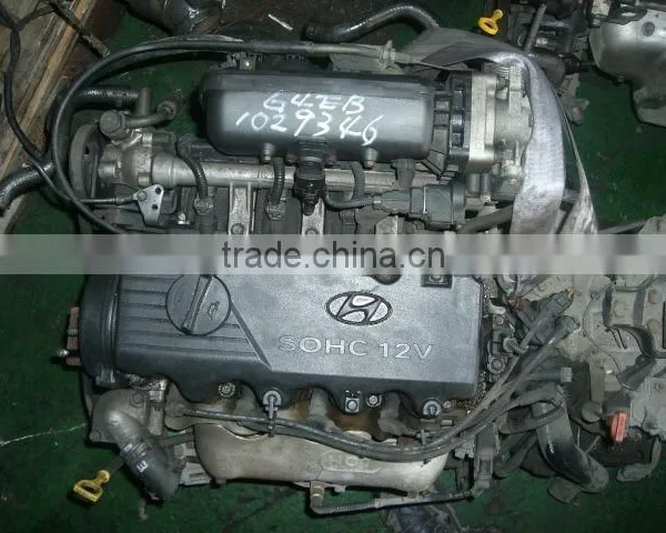 USED ENGINE COMPLETE GASOLINE G4EB EURO-3-4 ASSY-SUB SET FROM MOBIS 2000-2006 MNR photo-4