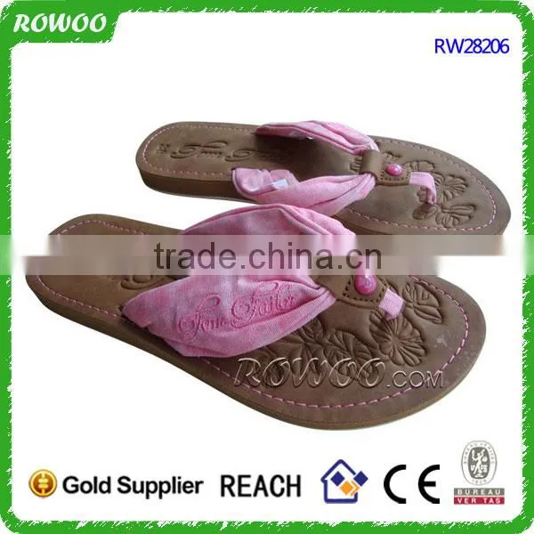 Nice Fashion Design Girl/Lady Slipper Flip Flops Fabric photo-5