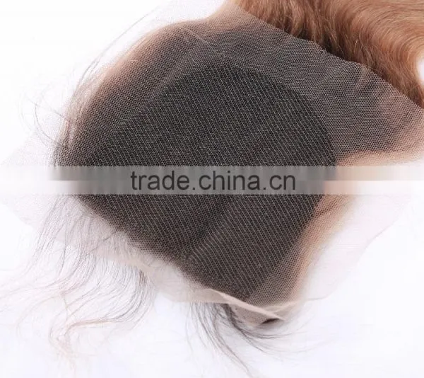 7A Philippine Virgin Hair Ombre #1b/#613 Color Way Body Wave With Closure 4x4 Lace Closure Bleached Knots Two Tone Top Closure photo-6