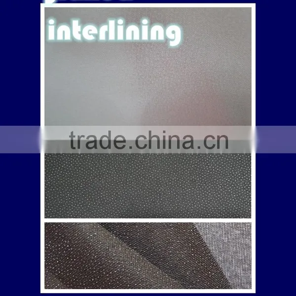 Suitable for Cotton Fabric's Interlining 100% Polyester 50D Water Jet Loom Woven Interlining Woven Interfacing