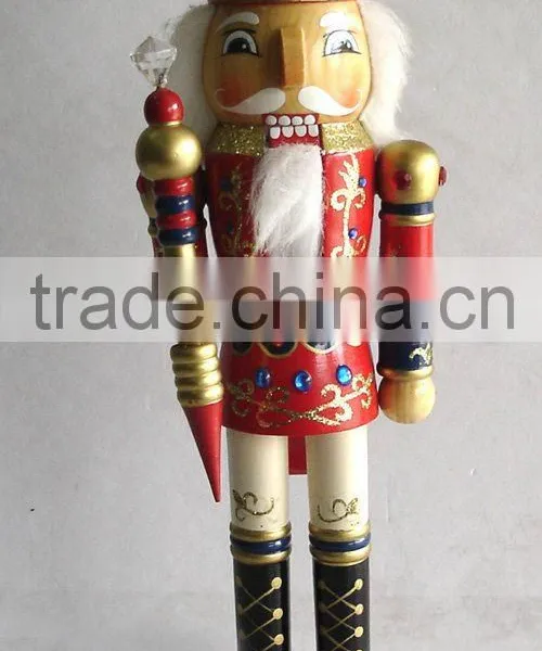 Christmas Wooden Nutcracker, Wooden Toy Soldier Nutcracker
