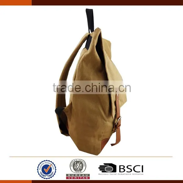 Fashion Vintage Cotton Casual Backpack For Korean photo-3