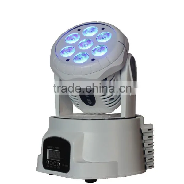 7*8w RGBW 4in1 LED Wash Light Mini Moving Head Light DMX512 Stage Light photo-5