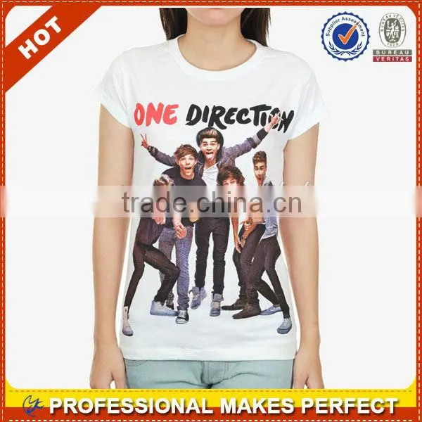 Wholesale 100 Cotton One Direction t Shirt Fashion t Shirt(YCT-B0115)