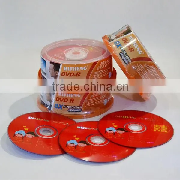 RISENG 8x 4.7GB 120MINs Blank Dvd Discs Princo/blank Dvd Guangzhou Supply/cakebox Blank Princo Dvd Discs photo-3