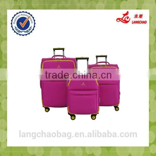 Four Wheels Compass Waterproof Fabric Travel Bag China Wholesale Luggage Sets photo-3
