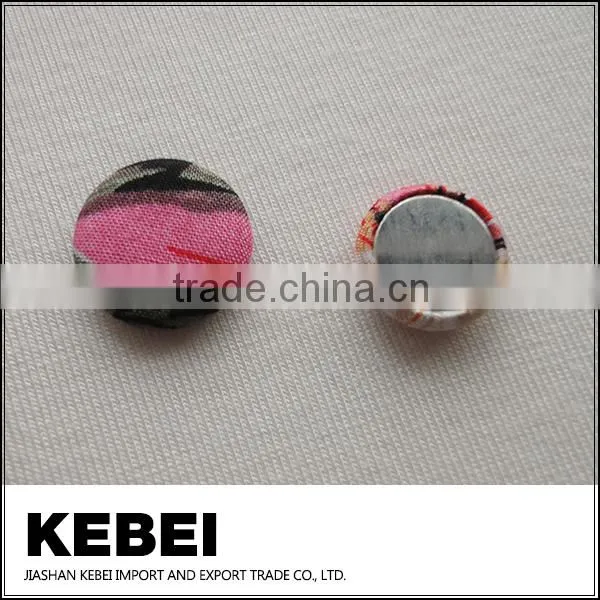 Popular fabric covered buttons, self cover garment button