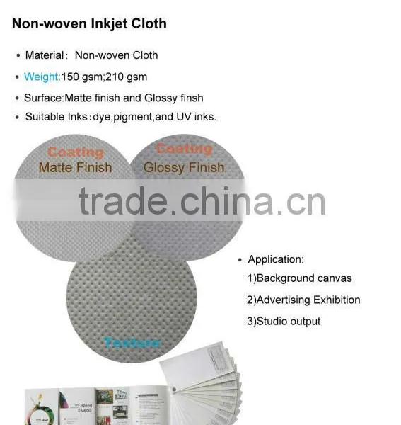 150gsm WATERPROOF NON-WOVEN CLOTH Digital Printing Canvas photo-3