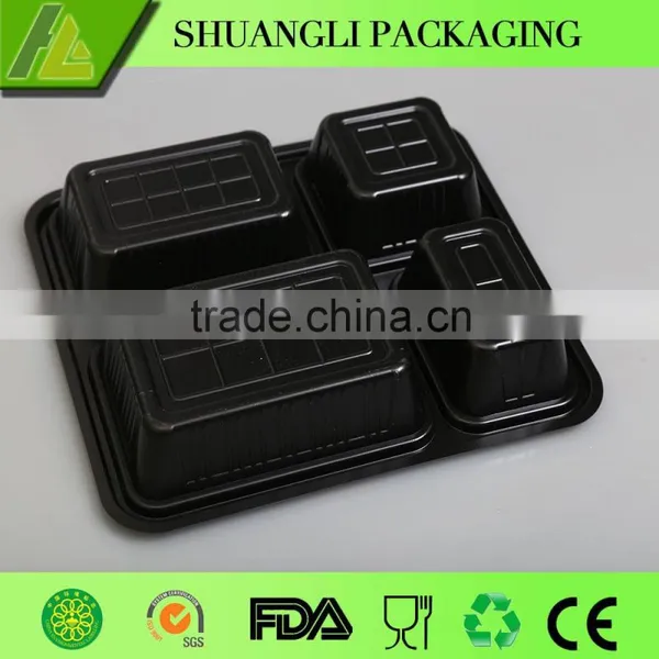 Plastic Food Container With Divider Wholesale photo-2