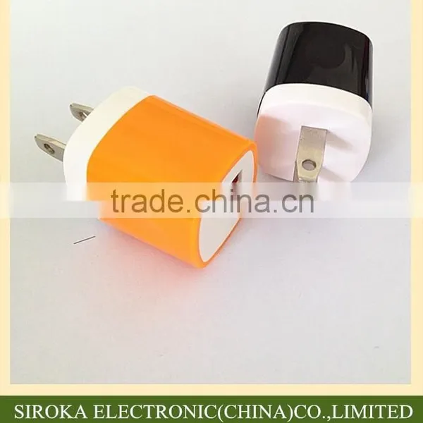 High Quality 1A/1.5A 110V USB Travel Adapter Charger With IC Smart Chip for Mobile Cell Phone photo-5