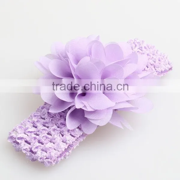 Cute Baby Handmade Flower Headband Infant Elastic Hair Band Gifts Accessory photo-5
