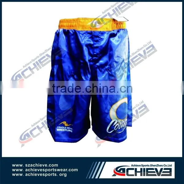 Durable Hot-sale Wrestling Singlet Uniform ,wrestling Wear ,MMA Shorts photo-2