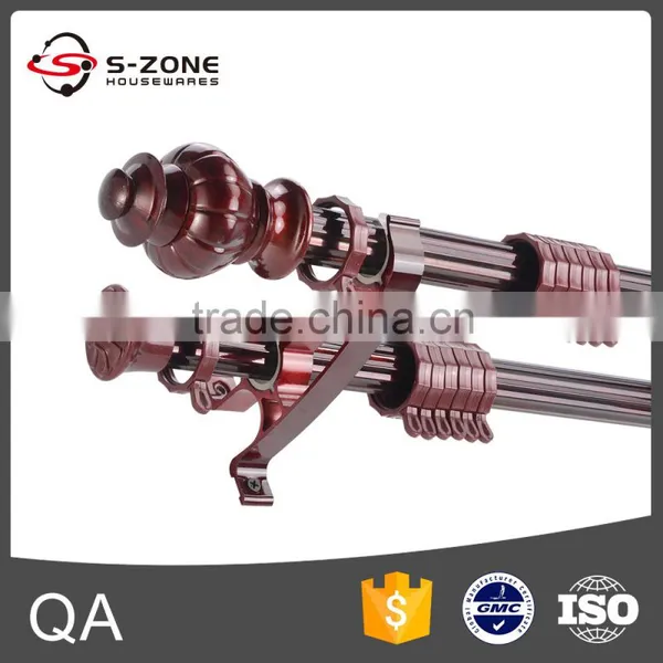 Lowest Price Aluminum Window Curtain Rods With Bay Window Curtain Rods