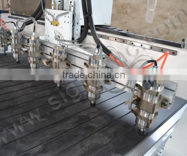 Multi Heads 4 Axis Cnc Router 1325 Cnc Plywood Cutting Machine photo-2