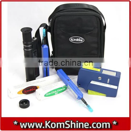 Optical Fiber Connector Cleaning & Inspection Tool Kit Include One Click Cleaner / NTTAT OPTIPOP R Cassette Cleaner + Scope