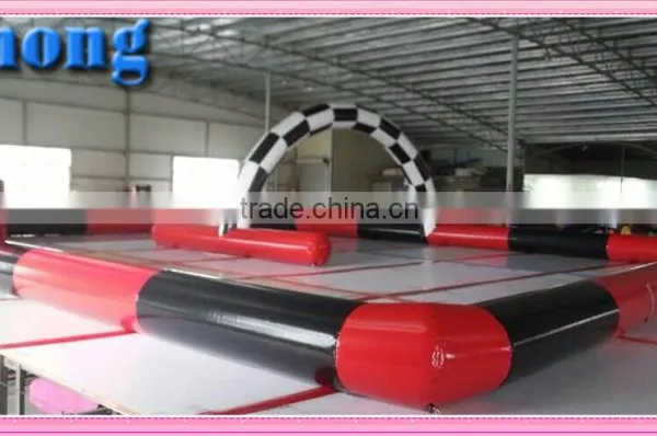 Outdoor New Design Largest Inflatable Soap Soccer Fileld for Sale photo-2